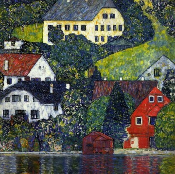 Gustavo Klimt Painting - Casas en Unterach en el Attersee Gustav Klimt